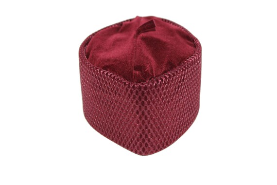 Burgundy Net Oga Faaji African Native 