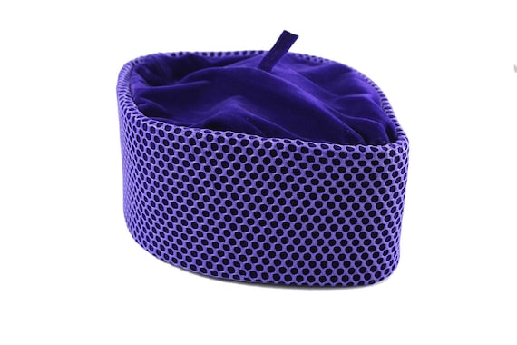 Purple Net Oga Faaji African Native Hat 