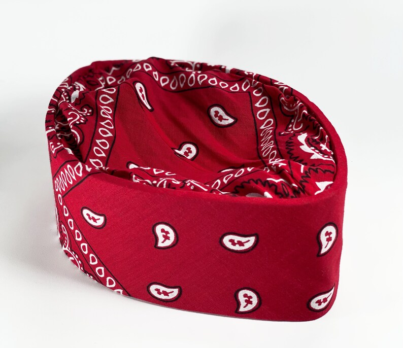 Red Bandana Hat by Oga Faaji African Native Hat limited Etsy