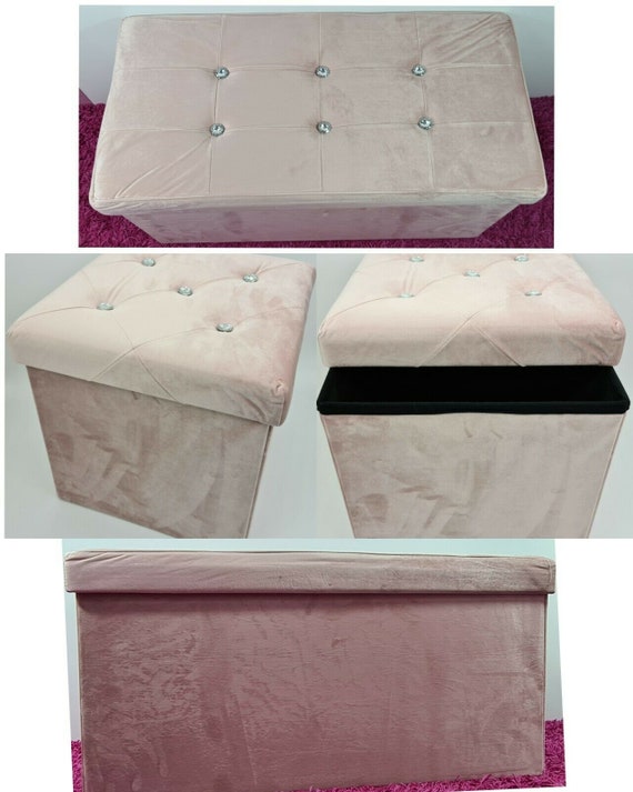 Diamante ottoman storage box sale