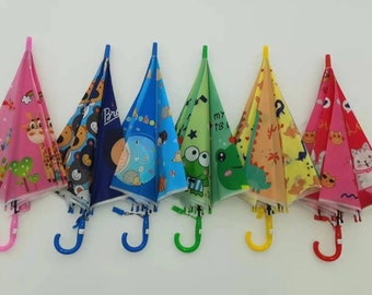 Kids Character Umbrella Bubble animal Boys & Girls School