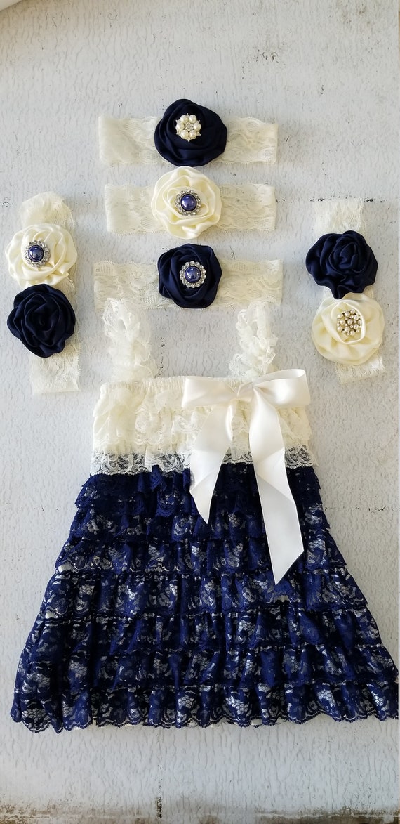 baby girl navy occasion dress