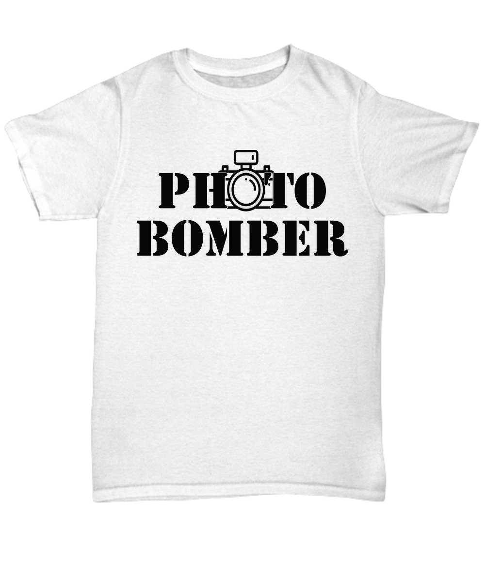 ★SCULPTOR★ Photo Bomber Tee White SC24S266WH BOMBER LOGO T-SHIRT - WHITE