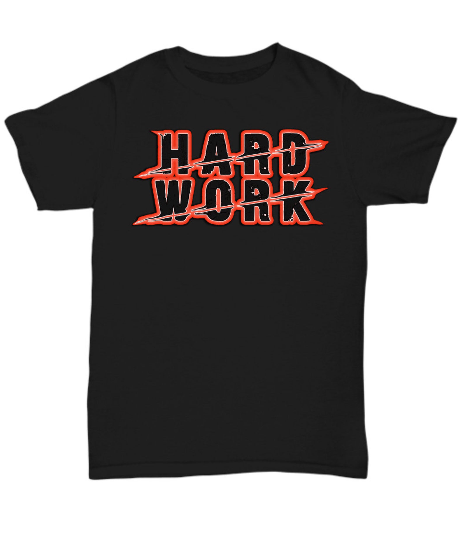 Hard work unisex t shirt | Etsy