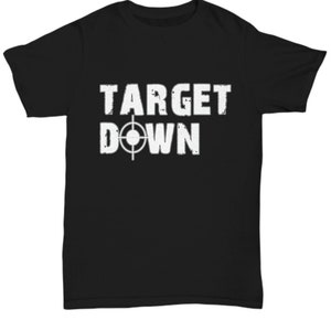Target down unisex t shirt tee shirt short sleeve tshirt t-shirt gift