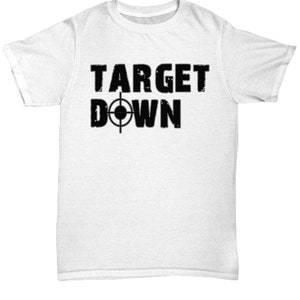 Target down unisex t shirt tee shirt short sleeve tshirt t-shirt gift