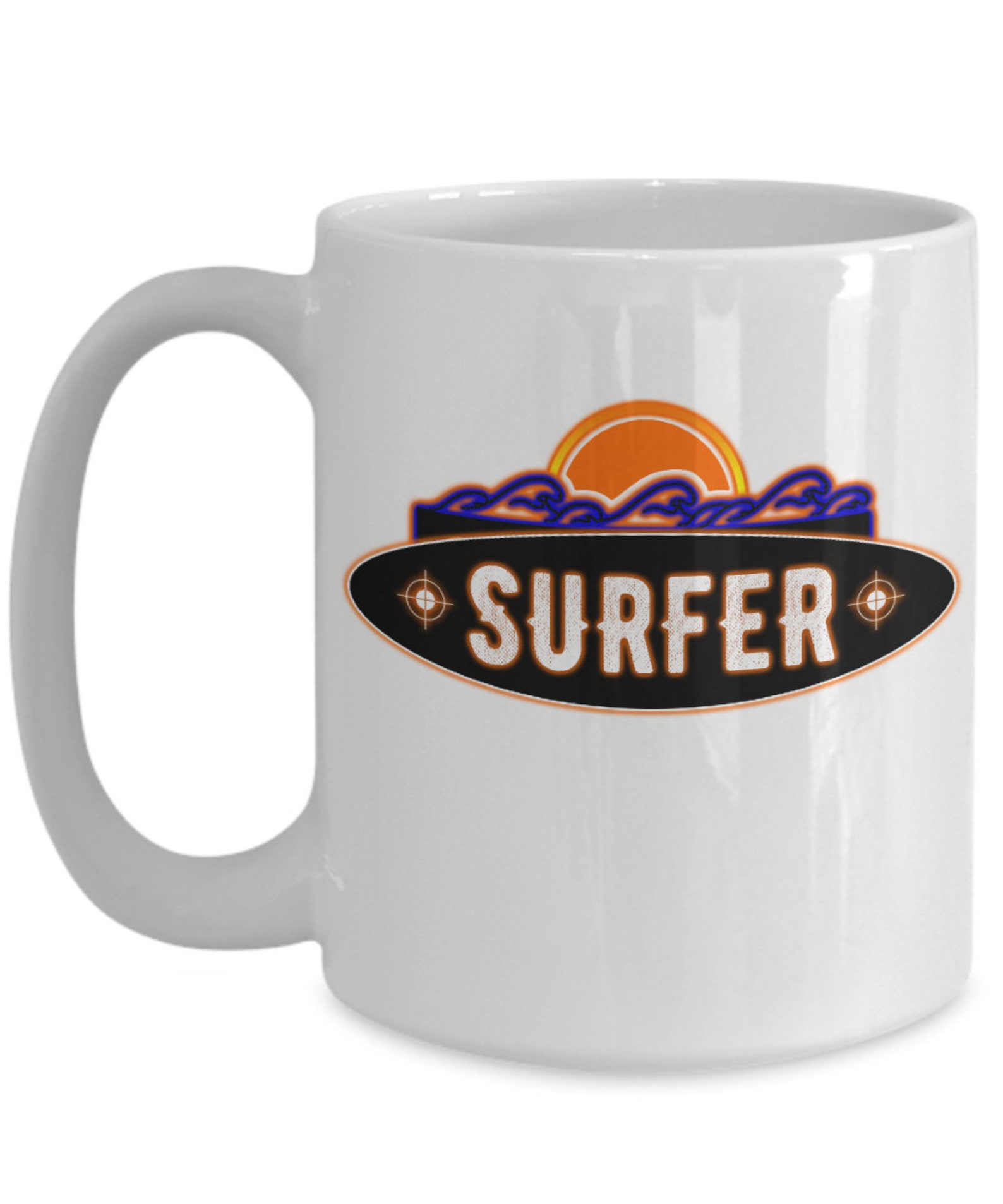 Surfer coffee mug | Etsy