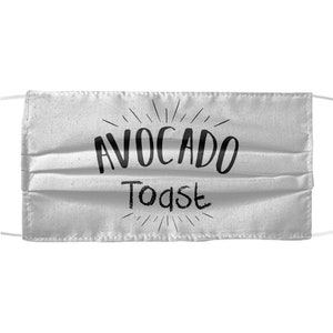 Avocado toast Face Mask cloth covering