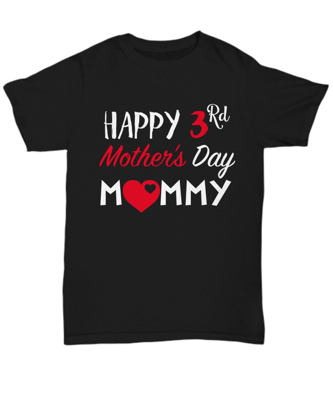 Happy 3rd mothers day mommy tshirt tee shirt short  etsy