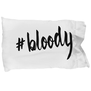 Bloody pillow case soft bed sleep pillowcase sheets