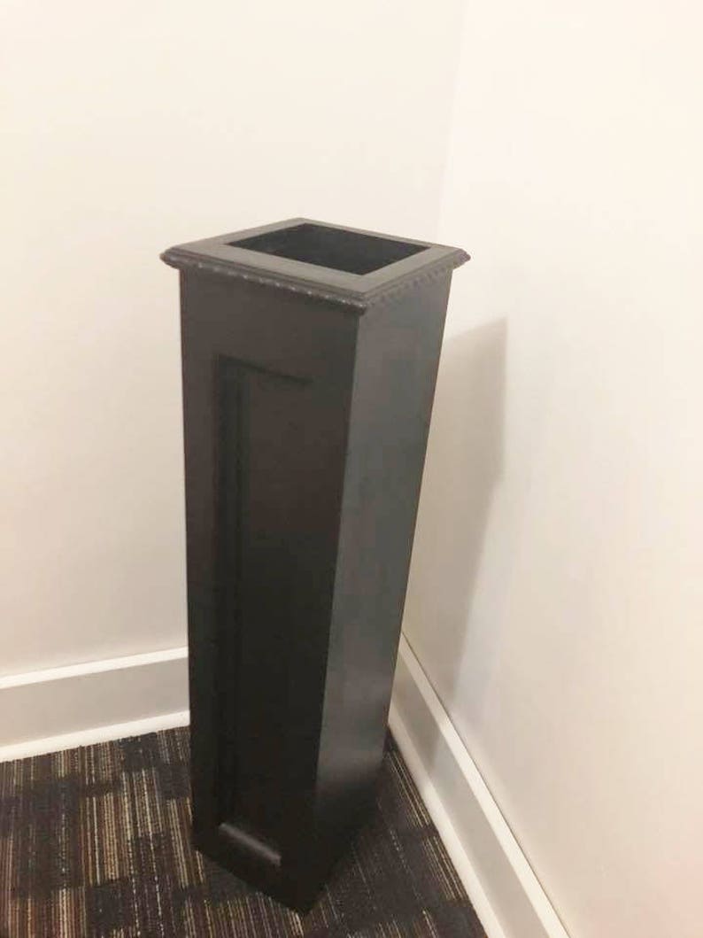 Tall Wood Floor Vase Free US Shipping Vase is 34 Etsy