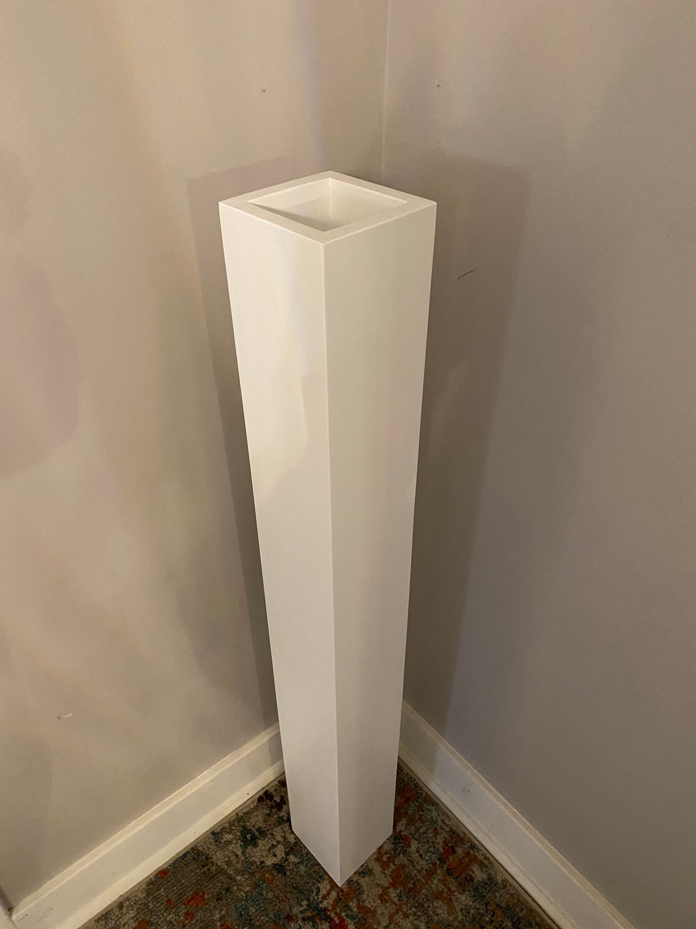 Tall Wood Floor Vase Wedding Decor Home Decor 45 x 5.5 Etsy