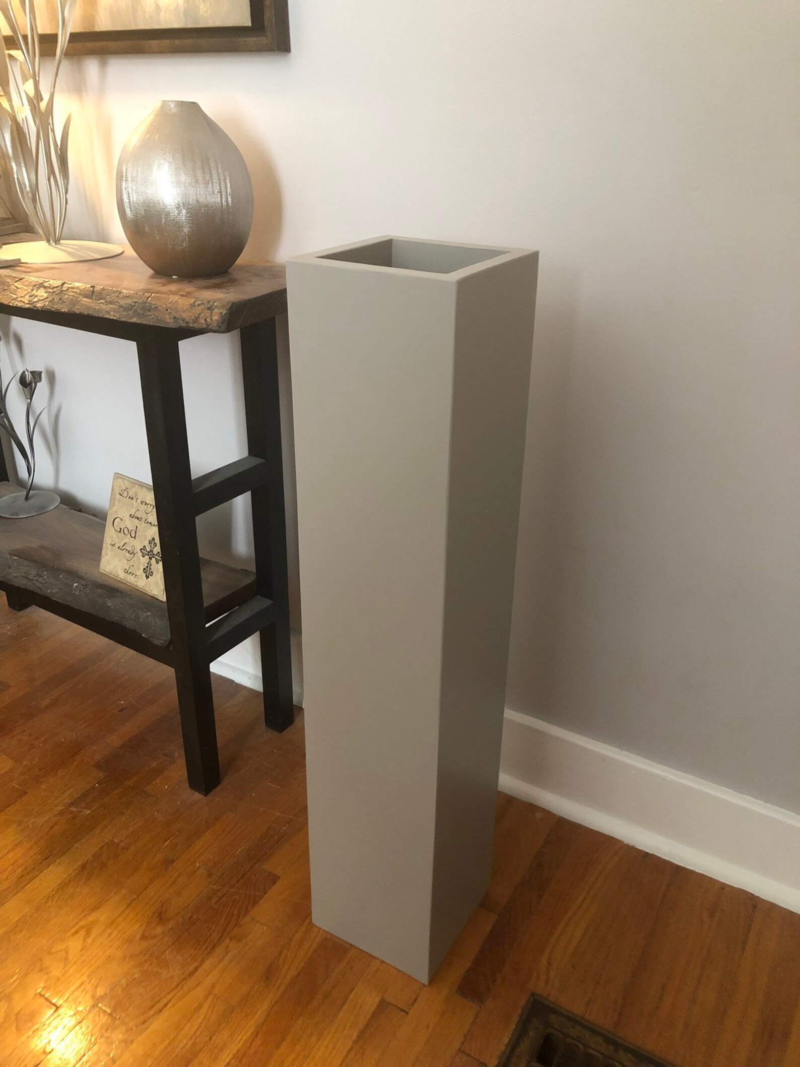 Tall Wood Floor Vase Wedding Decor Home Decor 34 X - Etsy