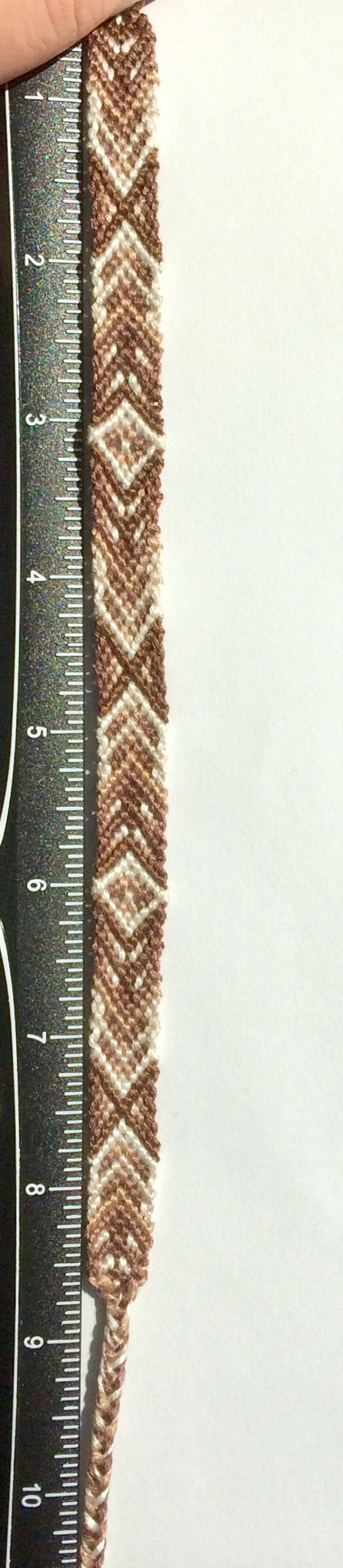Cappuccino XO Bohemian Handwoven BraceletAnklet