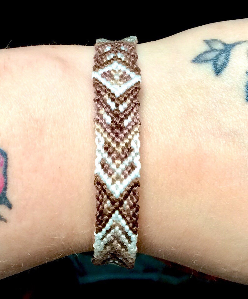 Cappuccino XO Bohemian Handwoven BraceletAnklet