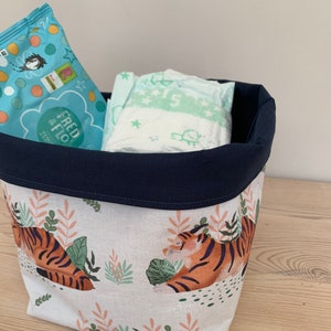 Toy storage bins, toy bins, toy storage, canvas, fabric soft toy storage. image 1