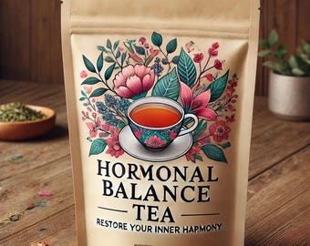 Hormonal Balance Tea | Natural Herbal Tea for Menstrual Cycle, Peri  & Menopause Relief | Stress, Joint and Sleep Support