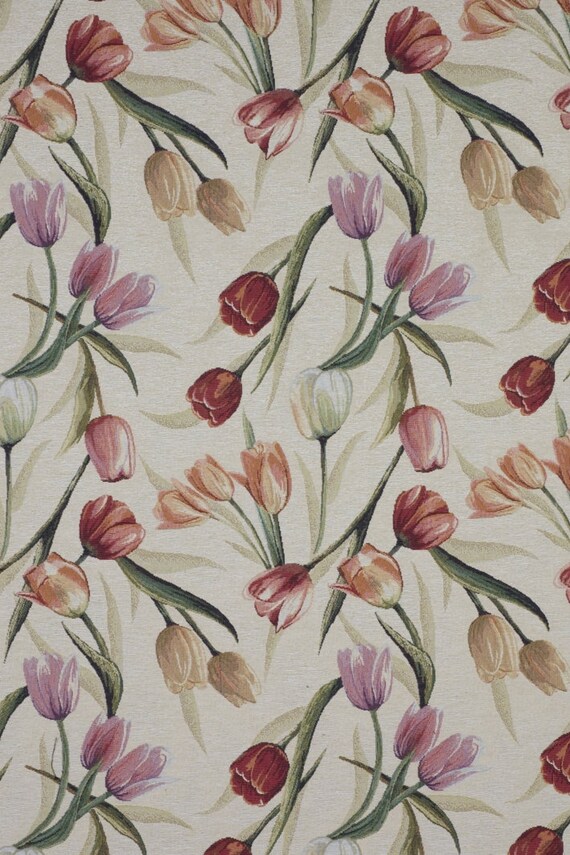 Gobelin Fabrics Price Per Half Meter Roses Flowers Rozes Etsy