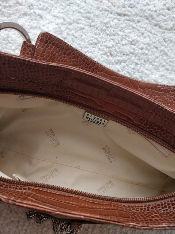 Stuart Weitzman Vintage Shoulder Baguette Evening… - image 10
