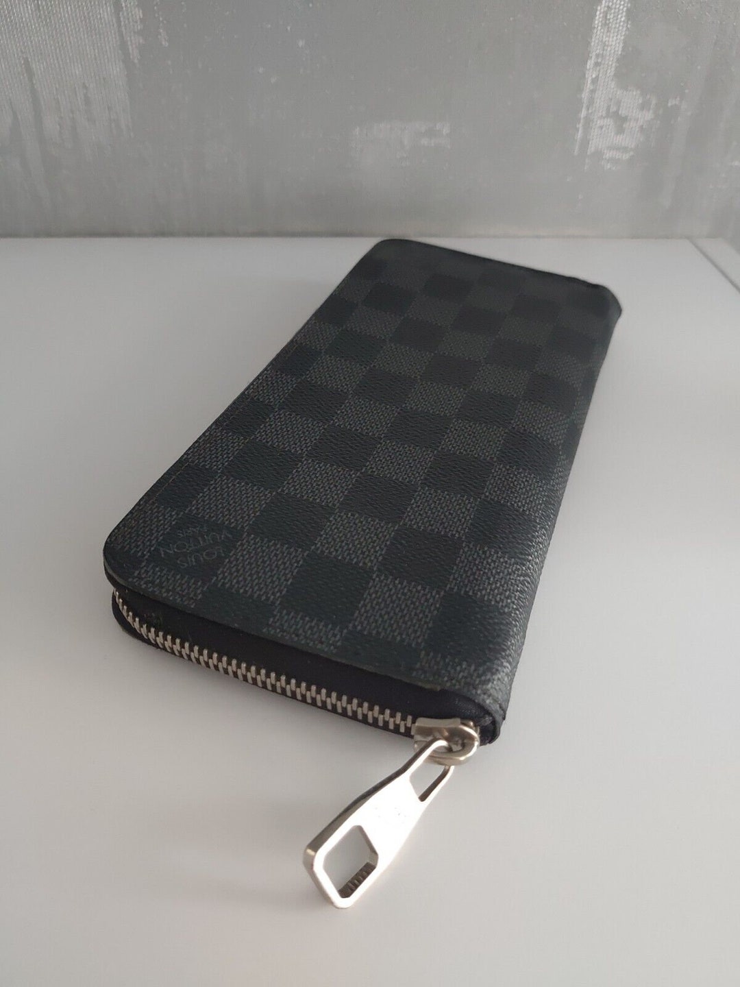Louis Vuitton Damier Graphite Coated Canvas Zippy Around - Etsy