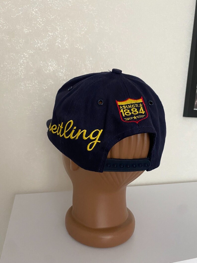 BREITLING Vintage Swiss Watch Chronograph Hat Cap Baseball Etsy