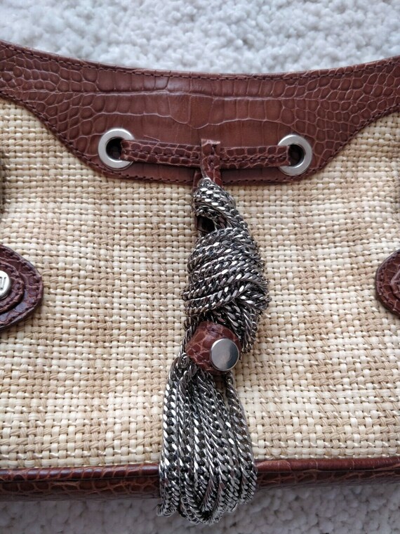 Stuart Weitzman Vintage Shoulder Baguette Evening… - image 4