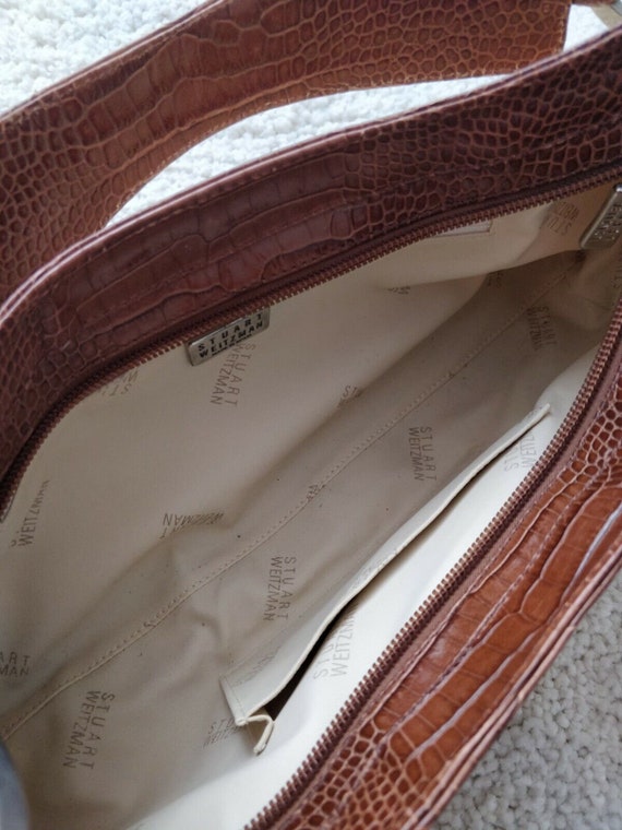 Stuart Weitzman Vintage Shoulder Baguette Evening… - image 8