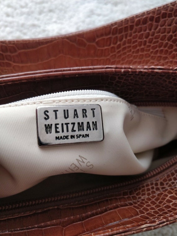 Stuart Weitzman Vintage Shoulder Baguette Evening… - image 7