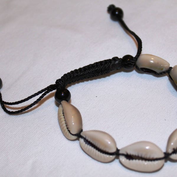 African Cowrie Shell Bracelet