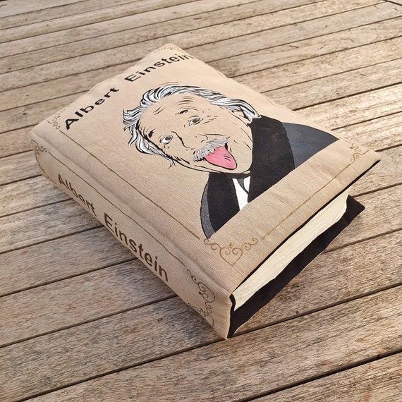 Albert Einstein Book Pillow Bookish Pillows With Sayings Etsy