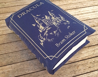 Dracula, Book Pillow, Bram Stokers Dracula, Bookish, Shaped Pillow, College Student Gift, Dorm Room Decor, Decorative Books, Bram Stoker