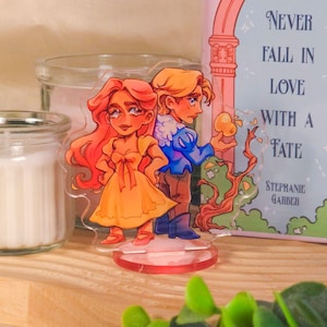 Once Upon a Broken Heart Acrylic Mini Standees | Evangeline & Jacks | Bookish Decor for Fans of Stephanie Garber | Perfect for BookTok fans