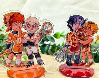PREORDER All for the game 8cm Mini Standees| AFTG fanart | Neil Josten Andrew Minyard Jean Moreau Jeremy Knox  | The foxhole Court Merch