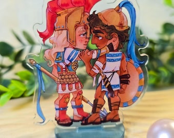 Patroclus and Achilles 8cm Mini Standees| The Odyssey, The Iliad | Greek Mythology home decor