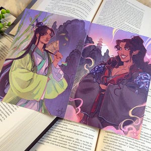 Shen Qingqiu & Luo Binghe A5 Art Prints| Scum Villain's Self-Saving System (SVSSS) fanart | Danmei print Set | MXTX Novel Merch