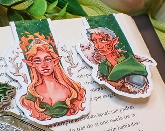 TOG Magnetic Bookmarks Aelin Rowan Manon| Throne of Glass series SJM merch booktok merch