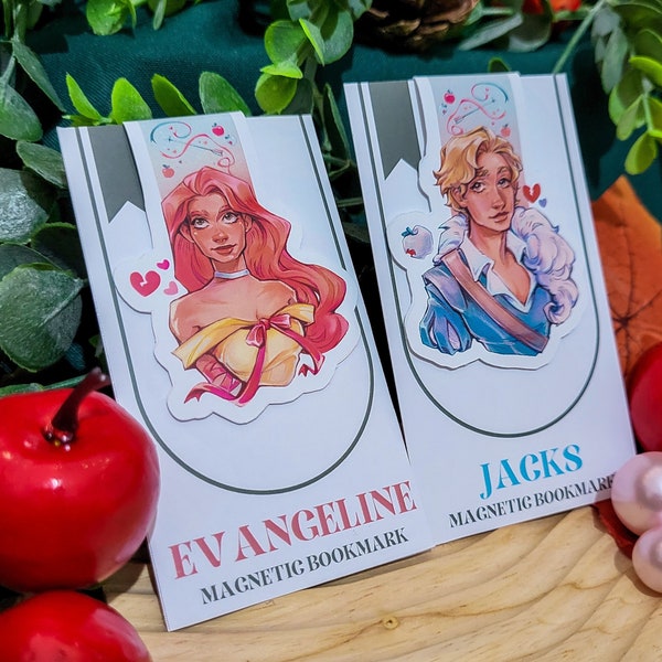 OUABH Magnetic Bookmarks Evangeline Fox Jacks| Once Upon a Broken Heart merch booktok merch Evajacks Caraval Stephanie Garber Book series