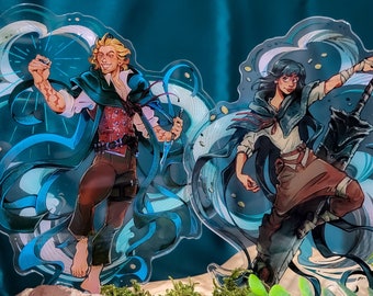 Mistborn Kelsier Vin standee 15cm Cosmere book merch Mistborn 1st era