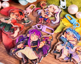 Frieren 7cm cute keychains | cute anime frieren merch