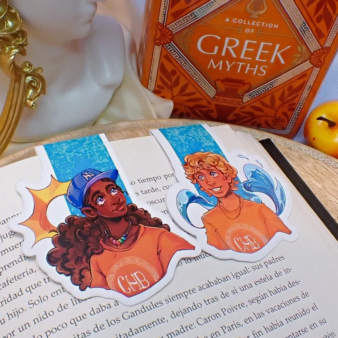 Percy Jackson Magnetic Bookmarks | PJO series booktok merch Percy Annabeth Percabeth