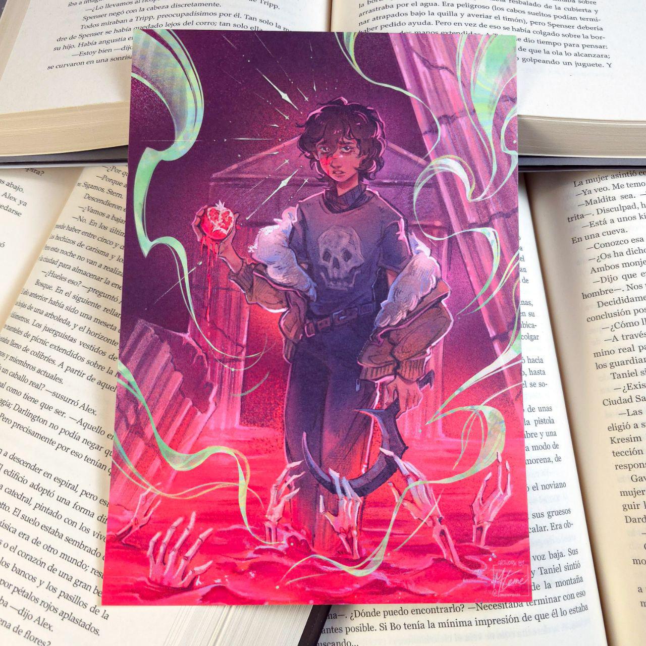 Nico Di Angelo — Ghost King A5 Art Print | PJO Series Booktok Merch Percy  Jackson Book Series Fanart - Etsy Israel, image size:1280x1280