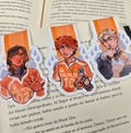 All for the game bookmark set| AFTG fanart | Neil Josten Andrew Minyard Jean Moreau Jeremy Knox Kevin Day Bookmark | The foxhole Court Merch product logo