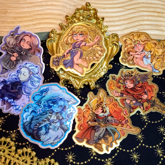 Elden Ring 7cm Stickers| Elden Ring + Shadow of the Erdatree