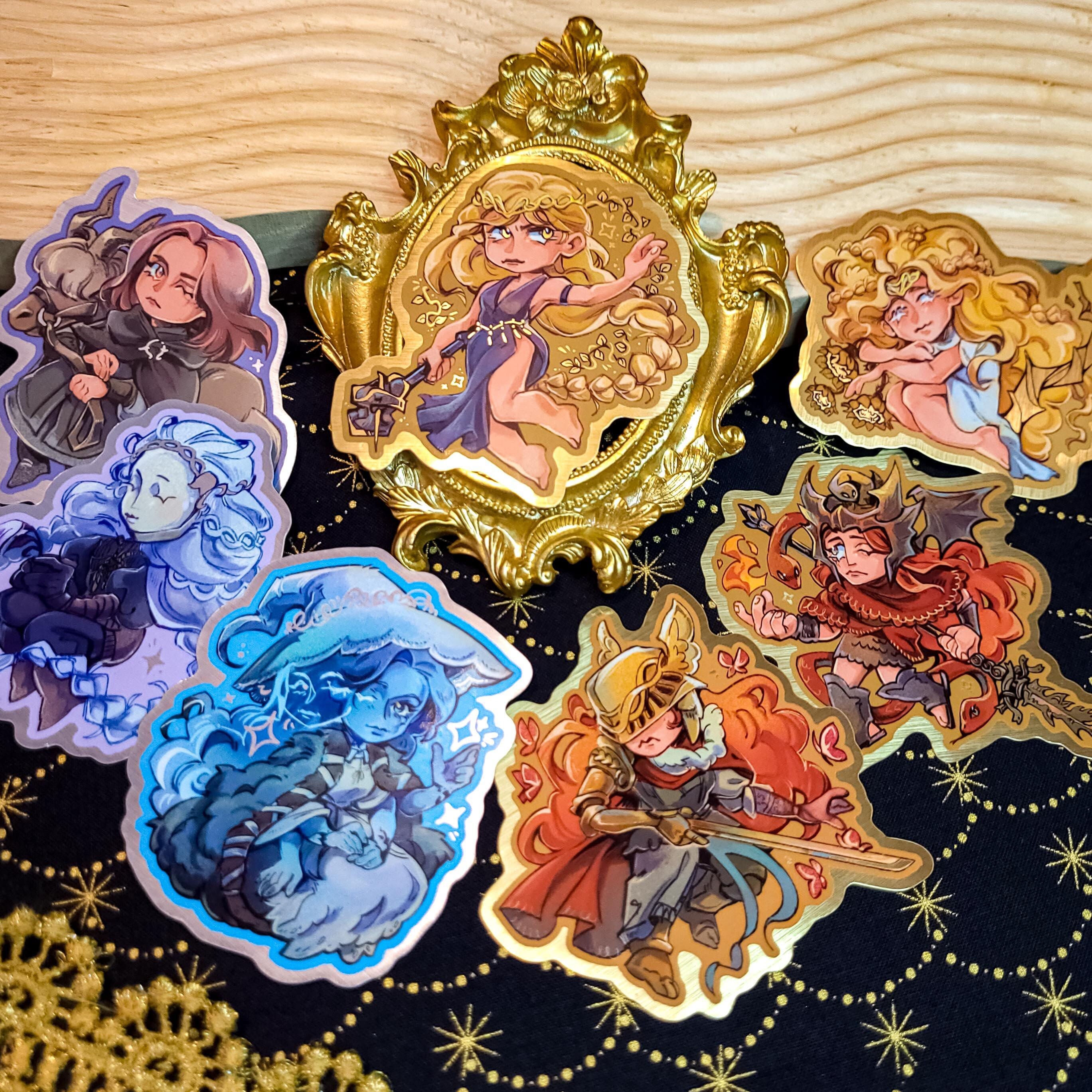 Elden Ring 7cm Stickers| Elden Ring + Shadow of the Erdatree