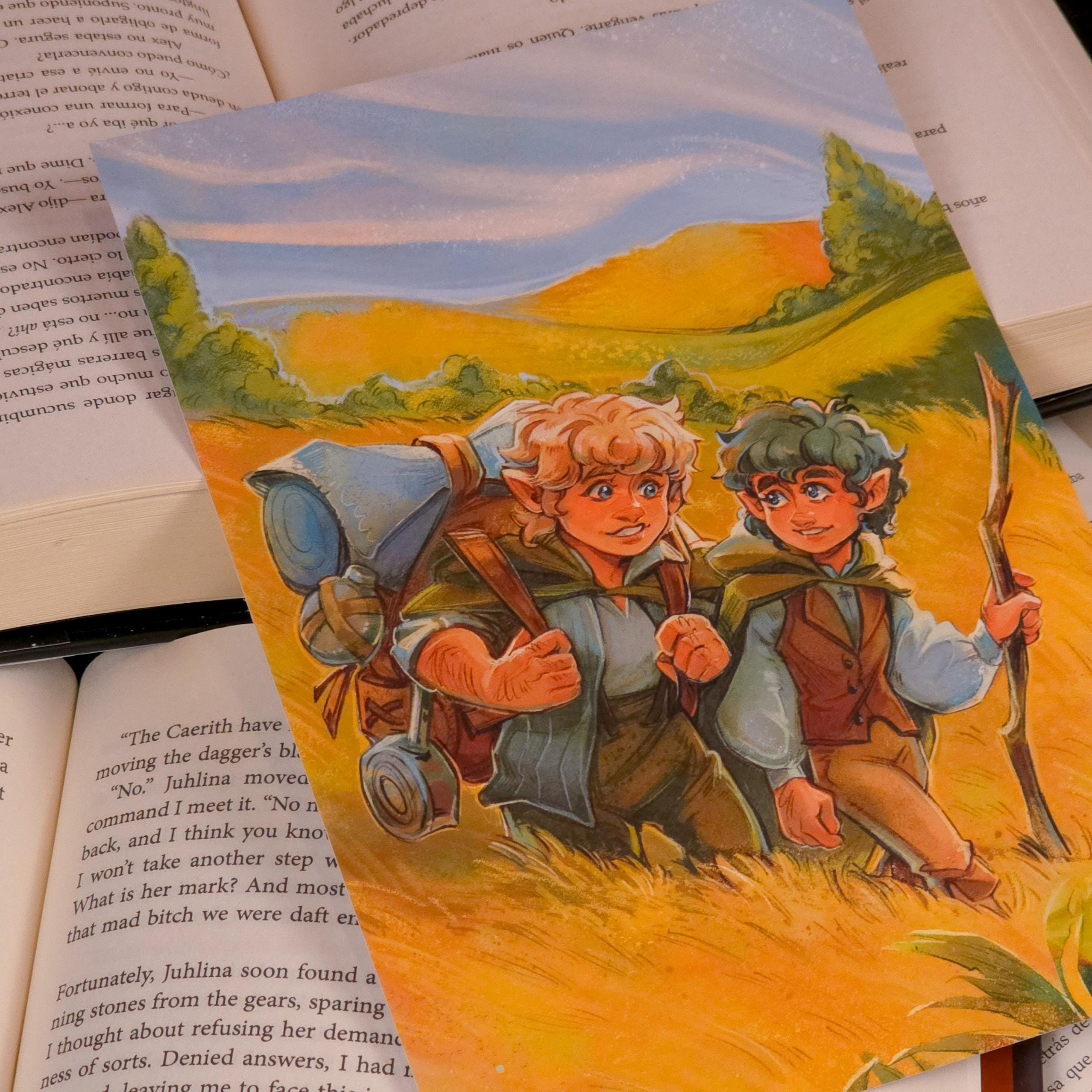 Frodo and Sam Art Print | Lord of the Rings Illustration LOTR Art Print ...