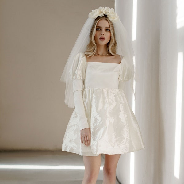Long Sleeve Wedding Dress - Etsy