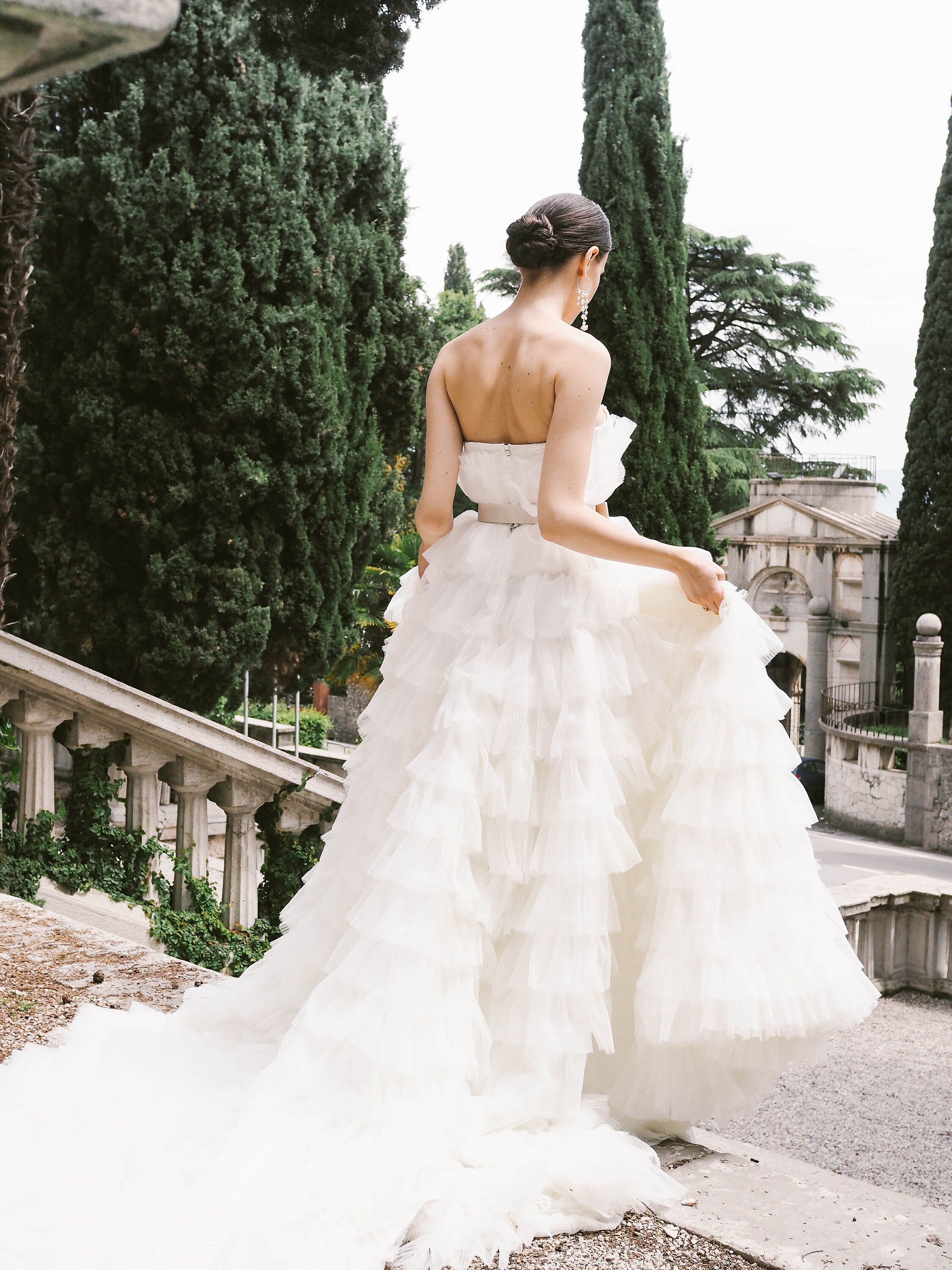 Stunning Layered Wedding Dress 