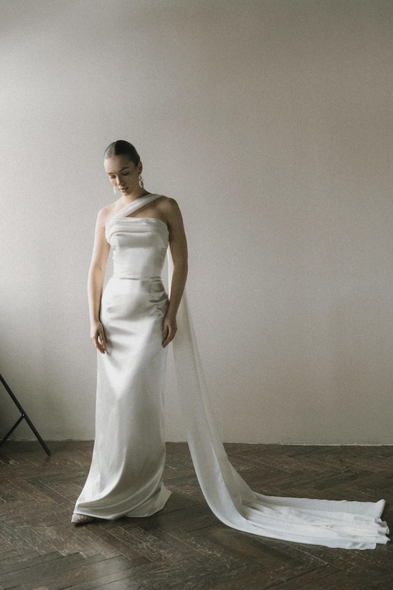 pleated top wedding dress Trendy corset wedding dress with pleated skirt