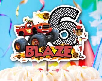 Monster Truck Cake Topper Truck Party Monster Truck Etsy