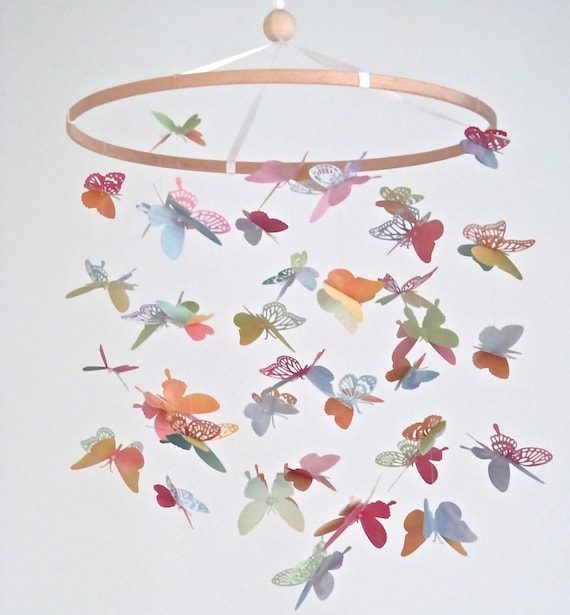 butterfly crib mobile